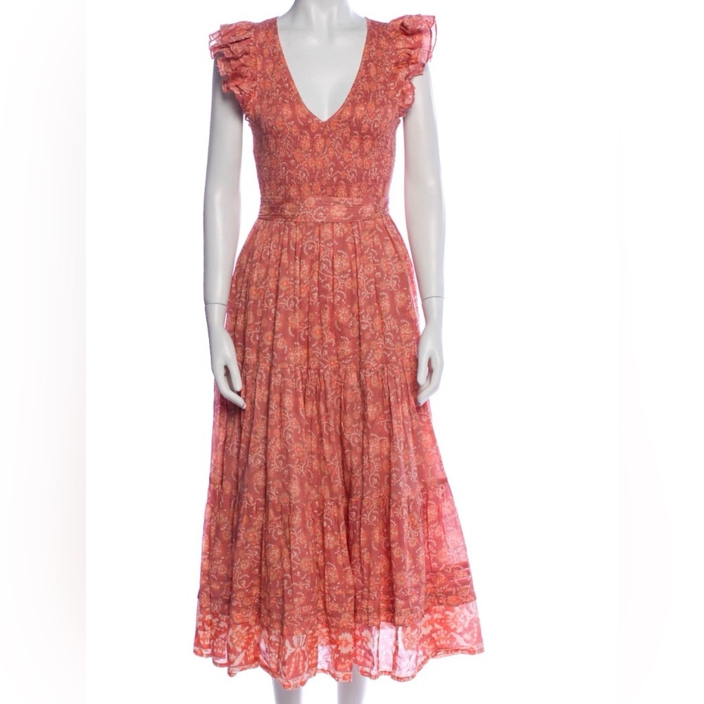 Cleobella Coral Paisley Maxi Dress